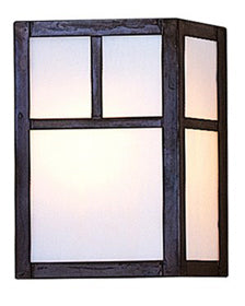 8'' mission sconce with t-bar overlay - Oak Park Home & Hardware