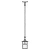 5'' mission stem hung pendant with t-bar overlay - Oak Park Home & Hardware