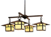 12'' monterey 4 light chandelier with cloud lift overlay - Oak Park Home & Hardware