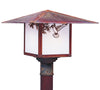 17'' monterey post mount with hummingbird filigree - Oak Park Home & Hardware