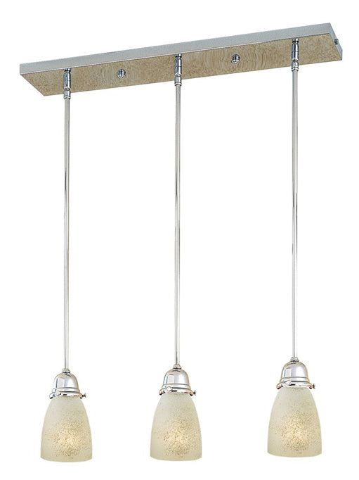 simplicity 3 light in-line chandelier - Oak Park Home & Hardware