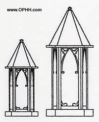 10'' saint george column mount - Oak Park Home & Hardware