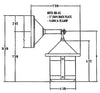 6'' berkeley short body wall mount - Oak Park Home & Hardware
