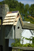 006A Bluebird Manor Bird House - Grey - Oak Park Home & Hardware