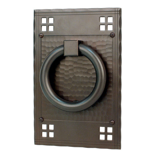 Pacific Style Door Knocker - Ringed - Oak Park Home & Hardware