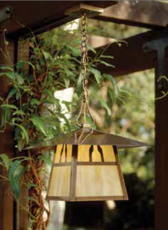 15'' carmel pendant with bungalow overlay - Oak Park Home & Hardware