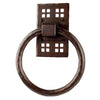 4'' Ring Pacific Style Style Towel Ring - Vertical Back Plate - Oak Park Home & Hardware