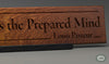 Louis Pasteur - Prepared Mind Carving in Classic Oak - Oak Park Home & Hardware