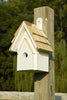 076D Classic Bird House - Whitewashed - Oak Park Home & Hardware
