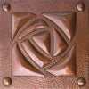 Framed Arts & Crafts Copper Tile - Oak Park Home & Hardware