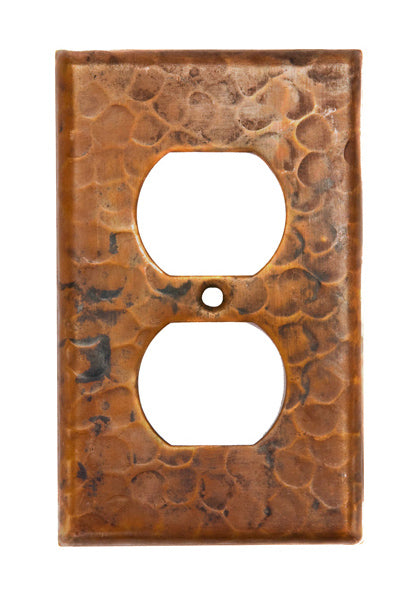 SO2 Copper Switchplate Single Duplex, 2 Hole Outlet Cover - Oak Park Home & Hardware