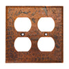 SO4 Copper Switchplate Double Duplex, 4 Hole Outlet Cover - Oak Park Home & Hardware