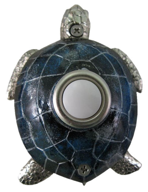 DBN-082 75535 Blue Nickel Plated Turtle Doorbell - Oak Park Home & Hardware