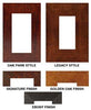 B116 4x8 Egret In Plumage Framed Tile - Oak Park Home & Hardware
