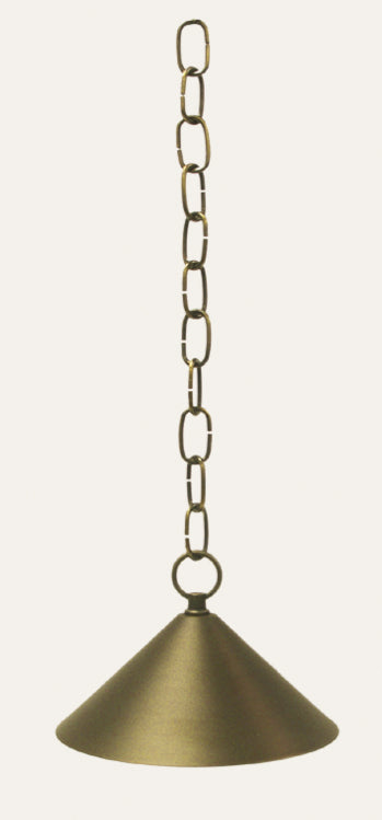HL-11 Brass Hanging Light With Chain - Oak Park Home & Hardware