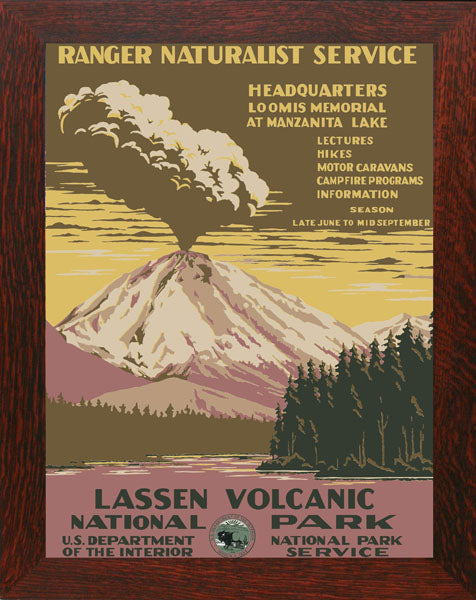 Lassen Volcanic National Park Poster - Oak Park Home & Hardware