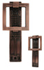 3660AC Frank Lloyd right Collection - Tree of Life Door Knocker - Antique Copper - Oak Park Home & Hardware