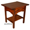 Greene and Greene Style End Table with Drawer - Oak Park Home & Hardware