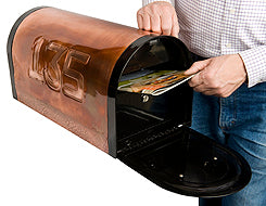 Greg Hentzi Chickadee-Pine Mailbox-Rural Locking Rugged - Oak Park Home & Hardware