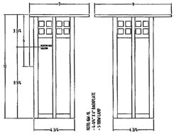 9'' glasgow long body flush wall mount - Oak Park Home & Hardware