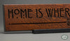 Home Is Where the Heart Is Carving in Heritage Oak - Oak Park Home & Hardware