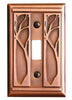 James Mattson Art Nouveau Pattern Toggle Switch Plate - 1 Gang - Oak Park Home & Hardware