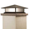 393-61-NL Mariposa Shallow Column Mount Light - Oak Park Home & Hardware