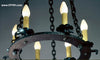 LF528 Hoop Chandelier 6-Candle-Small 21" Dia. - Oak Park Home & Hardware