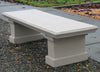 NGSN Nisqually Cast Stone Garden Seat - Oak Park Home & Hardware