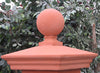 10 Inch Ball Finial Cast Stone Column Cap - Oak Park Home & Hardware