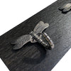 Dragonfly 2 Hook Coat Rack - Oak Park Home & Hardware