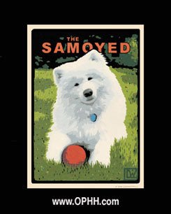 The Samoyed - Gicle'e - Open Edition - Oak Park Home & Hardware