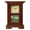 GG-44 Greene and Greene Inspired Tile Clock - Craftsman Oak - Oak Park Home & Hardware