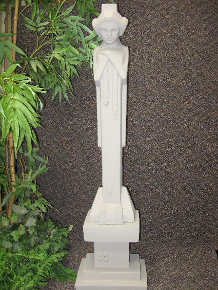 Frank Lloyd Wright Midway Gardens 31'' Sprite with Pedestal - GN-FLWS-PED - Oak Park Home & Hardware