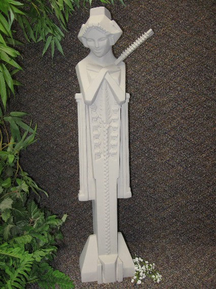 Frank Lloyd Wright Midway Gardens Sprite with Baton - GN-FLWS-B - Oak Park Home & Hardware