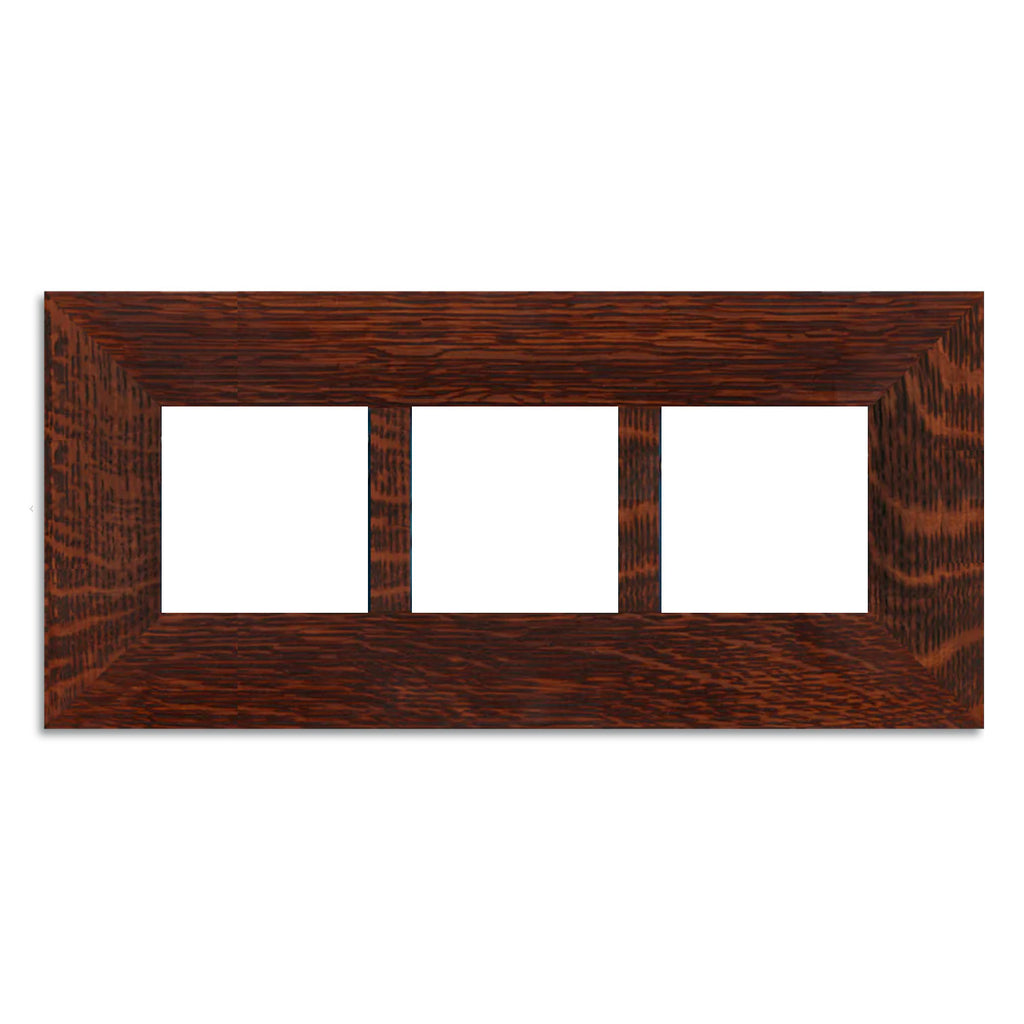 4 x 4 Triple Oak Park Style Tile Frame