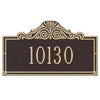 1013 Villa Nova Standard Wall Address Plaque - 1 Line - Oak Park Home & Hardware