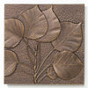 10244 Cast Aluminum Aspen Leaf Tile - Antique Copper - Oak Park Home & Hardware