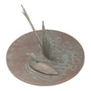 01252 Loon Sundial - Copper Verdi - Oak Park Home & Hardware