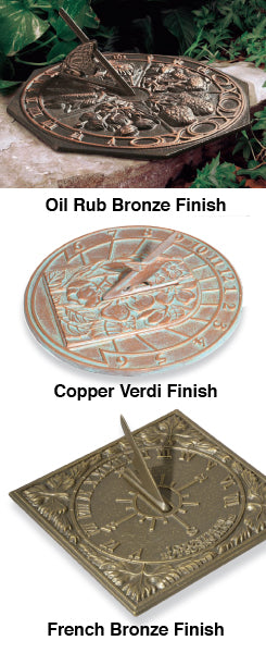 00478 Day Sailor Sundial - Copper Verdi - Oak Park Home & Hardware
