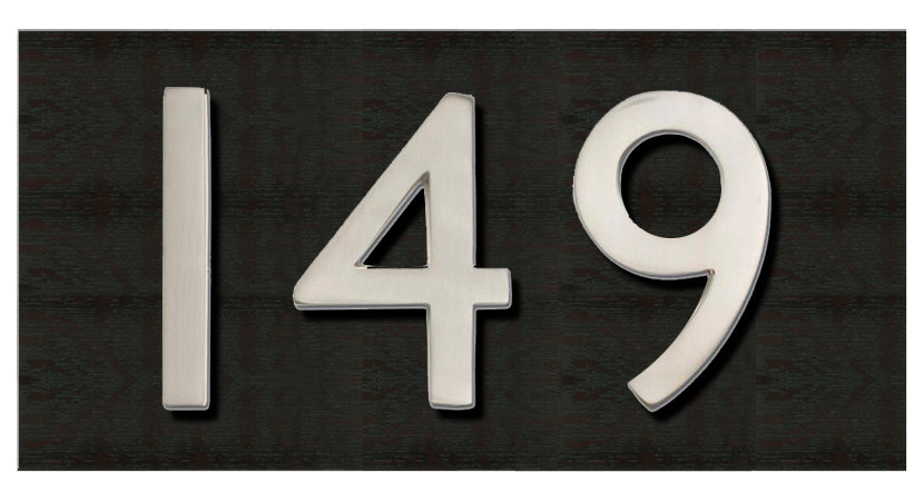 Simple Style House Number Backer Board - 2 to 3 Numbers - Oak Park Home & Hardware