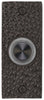WW014B Small Solid Brass Hammered Doorbell - Black - Oak Park Home & Hardware